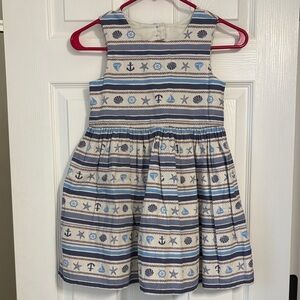 Nautical Striped Kids Dress